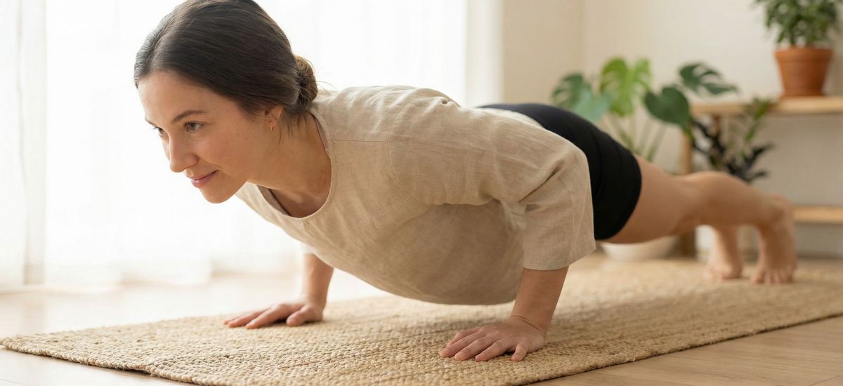 Chaturanga Dandasana en práctica de Ashtanga yoga