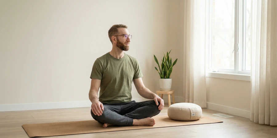 Diferentes opciones de espacios en casa ideales para practicar yoga