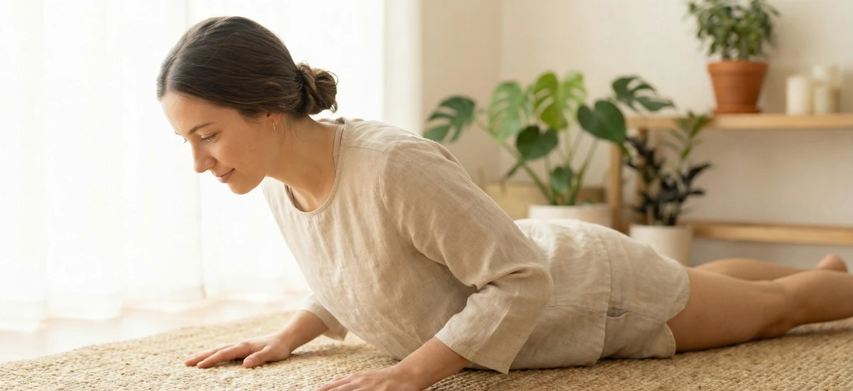 Postura de la cobra (Bhujangasana): beneficios y técnica correcta