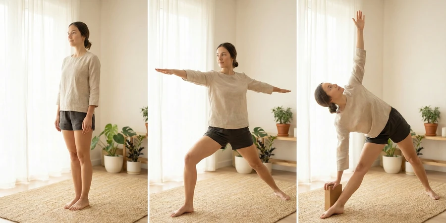 Activación muscular completa en la postura de la montaña