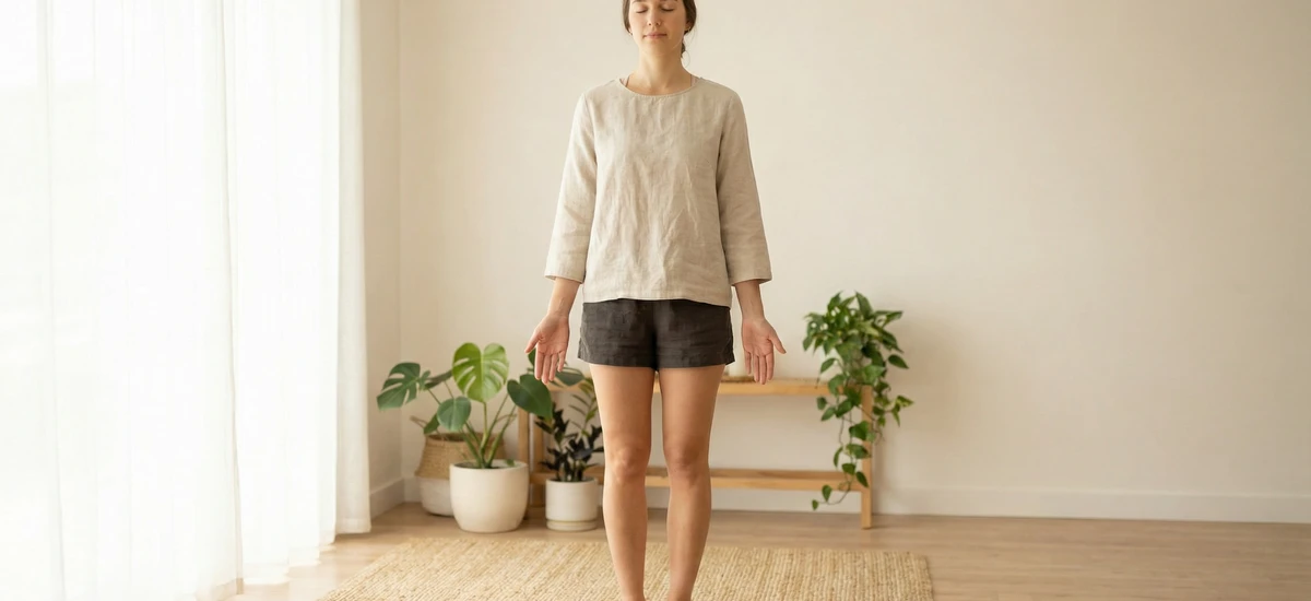 Postura de la montaña (Tadasana): la base de todas las posturas