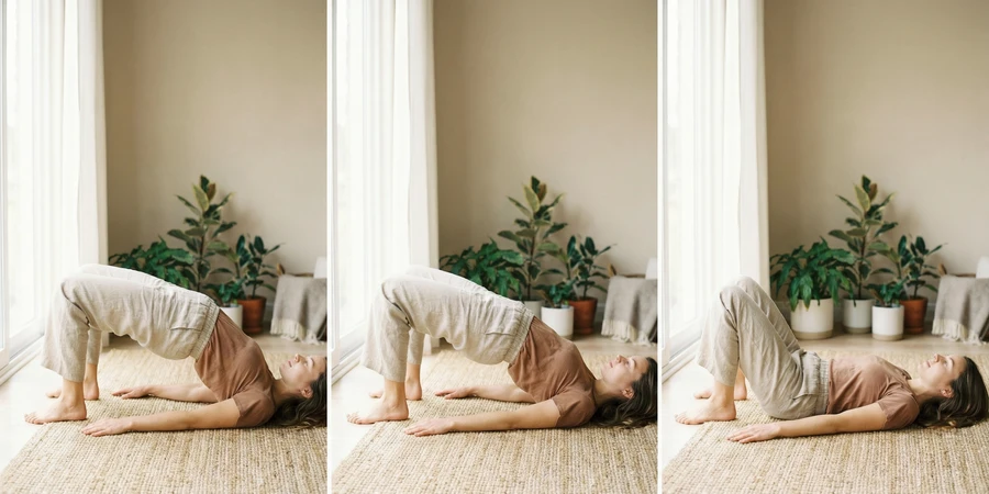 Variaciones avanzadas de la postura del puente