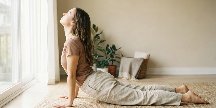 Posturas de pie fundamentales en yoga como guerrero y triángulo
