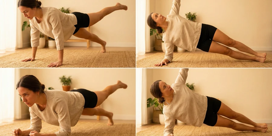 Resultado de transformación física con power yoga regular