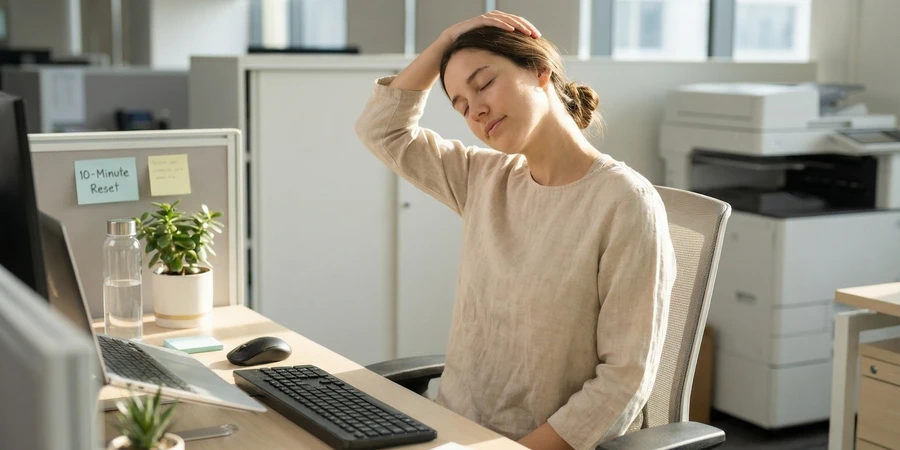 Secuencia de yoga para desconectar después del trabajo y liberar tensión