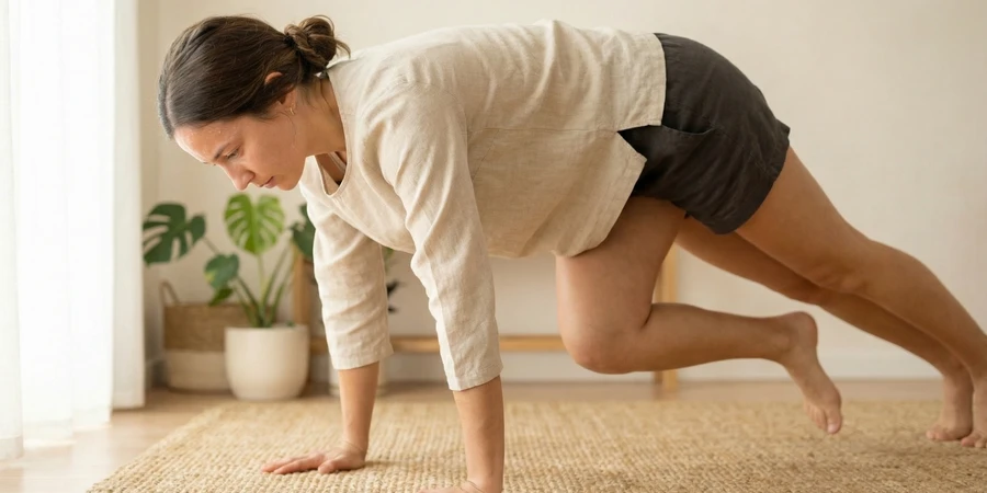 Práctica segura de vinyasa yoga con alineación correcta
