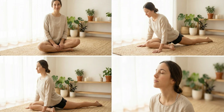 Posturas de yoga específicas para runners y corredores