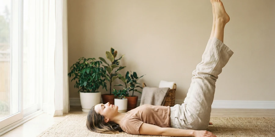 Mejores posturas de yoga para la noche