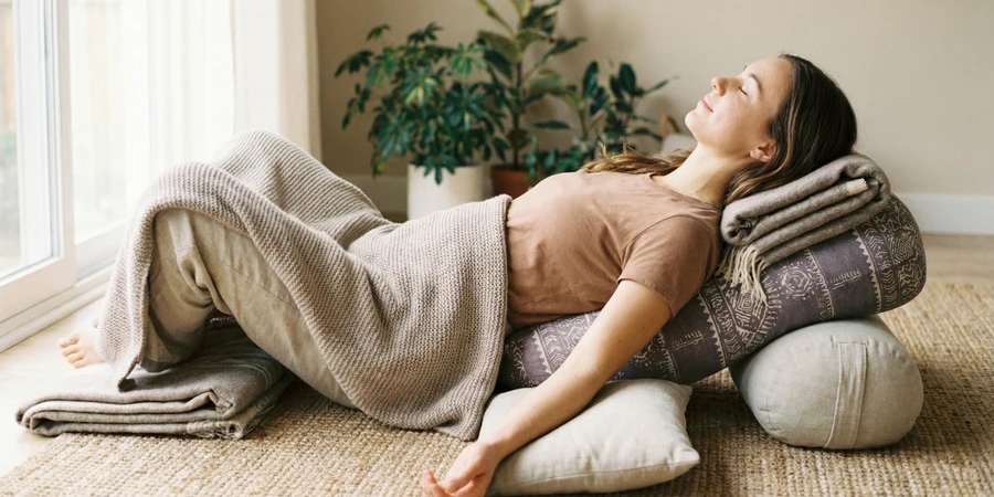 Posturas de yoga calmantes para reducir ansiedad