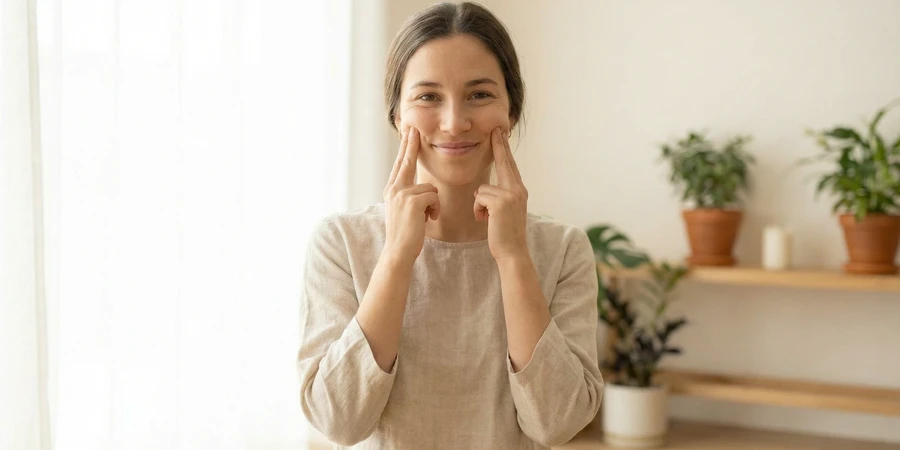 Beneficios visibles del yoga facial en la reducción de arrugas