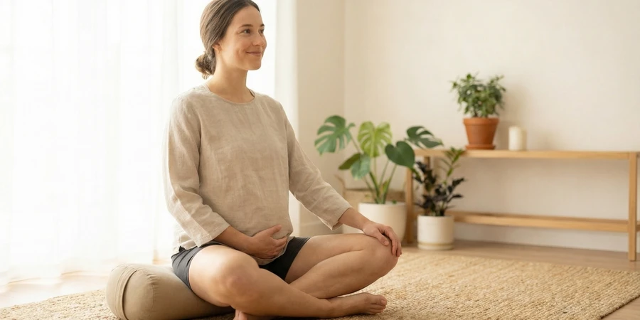 Técnicas de respiración pranayama para el parto