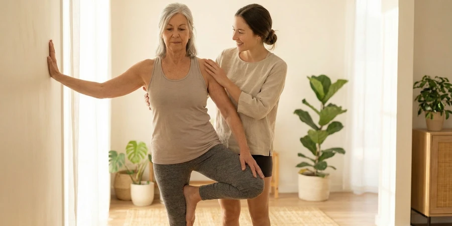 Yoga en silla adaptado para personas mayores con movilidad limitada