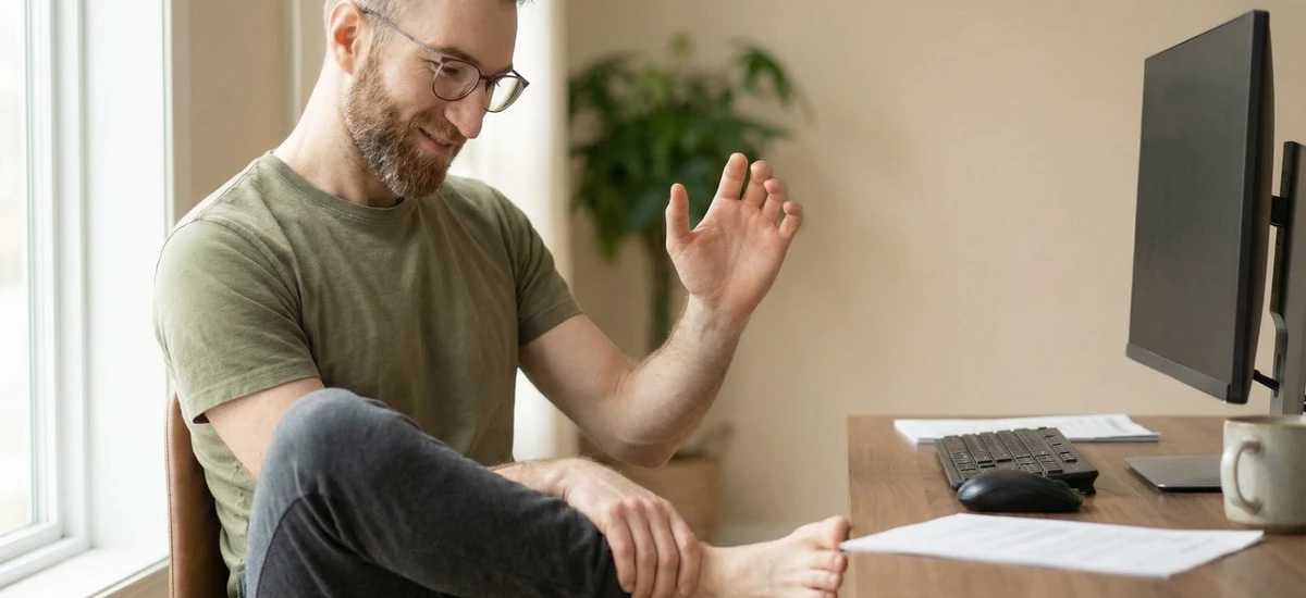 Yoga en silla para oficina: alivia el dolor